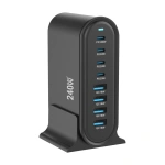 [GaN Tech] Bakeey YMX-958 240W 8-Poort USB PD Lader 4USB-A+4USB-C PD QC Snelladen Desktop Opladestation EU Stekker US St