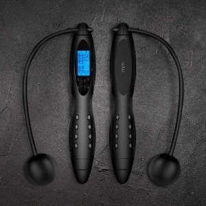 Draadloos Springtouw - Digitaal Display met Calorieteller, Sprongenteller en Snelheidsmeter - Cordless Jump Rope