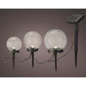 Lumineo Solar Stake Light Set Van 3 Lampen Dia 8cm Dia 10cm Dia 12cm