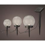 Lumineo Solar Stake Light Set Van 3 Lampen Dia 8cm Dia 10cm Dia 12cm